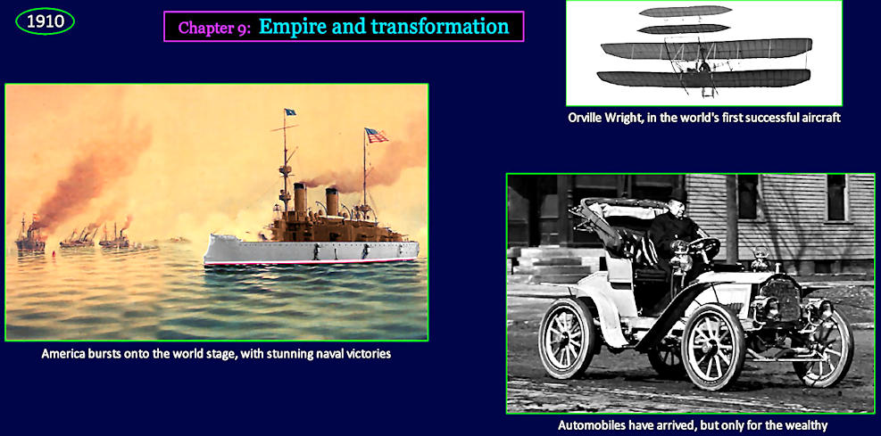 War and gasoline engines, 1910